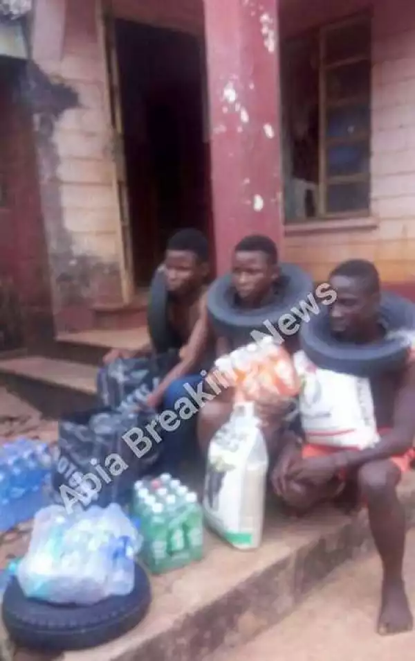 Omg! See the Notorious Teenage Robbers Caught in Olokoro in Abia State (Photos)